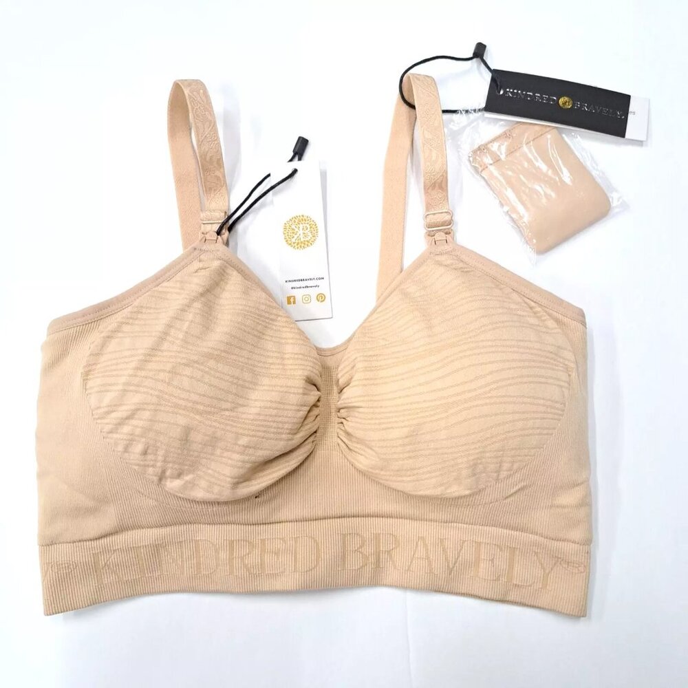 Kindred Bravely Sublime Hands Free Pumping Bra M Beige